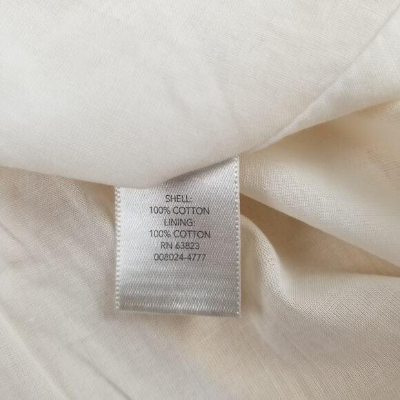 Christopher & Banks Yellow White Stripe Sleeveless Tie Waist Dress Lovely 10 - Picture 6 of 6